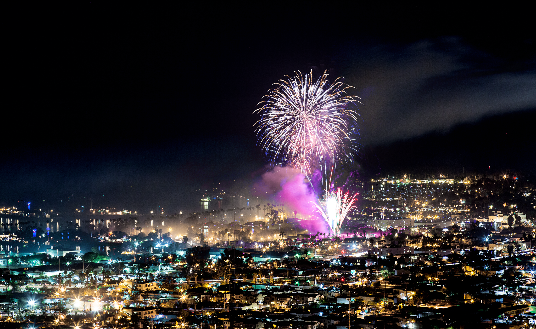 Santa Barbara Fireworks Show Gabe Luna