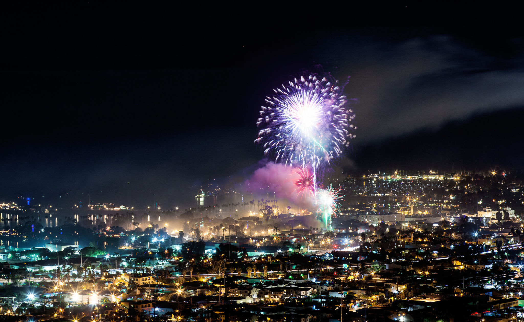 Santa Barbara Fireworks Show Gabe Luna