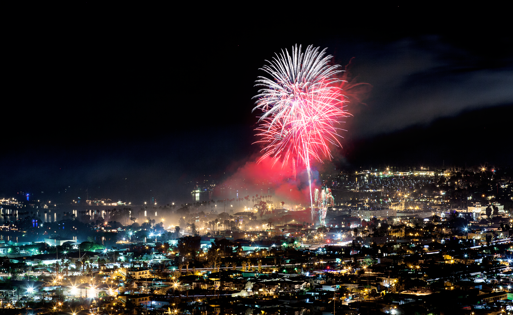 Santa Barbara Fireworks Show Gabe Luna